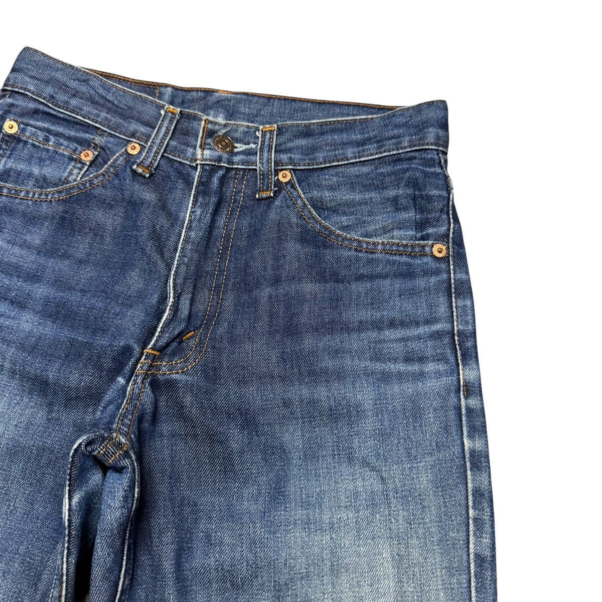 Levi's Vintage Levis 517 Flare Jeans Distressed Hedi Slimane Style Size US 27 - 5 Thumbnail