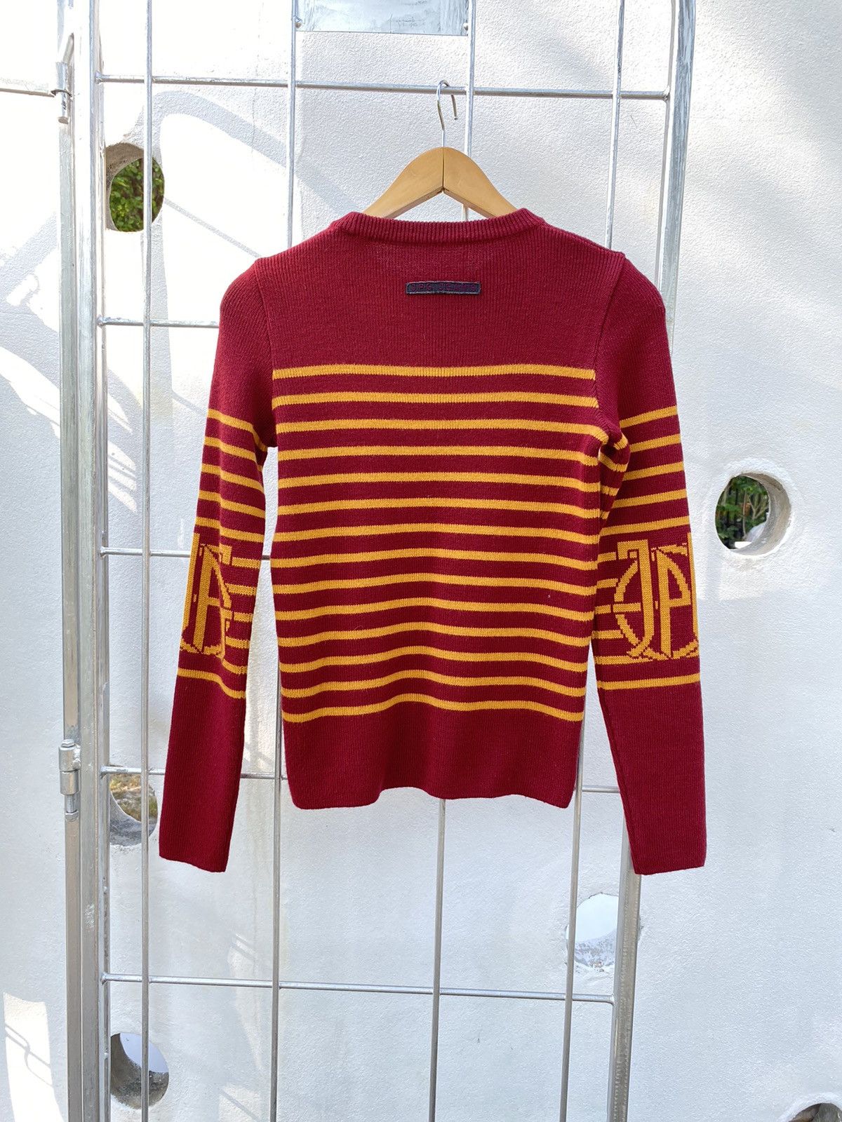 Jean Paul Gaultier Jean Paul Gaultier stripe/logo knitted sweater Size M / US 6-8 / IT 42-44 - 6 Thumbnail