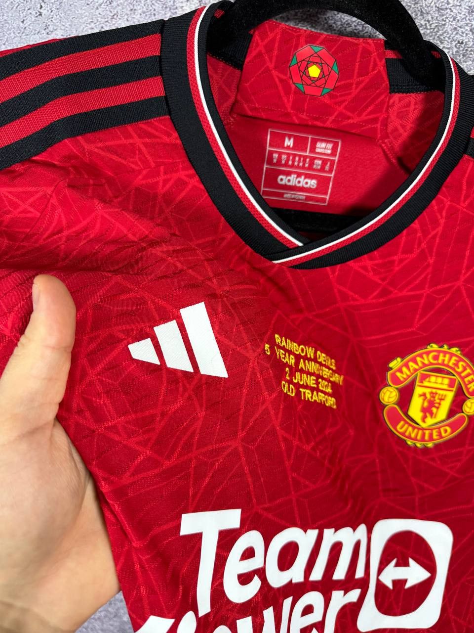 Adidas Manchester United 2023/24 Adidas Soccer Jersey Medium Size US M / EU 48-50 / 2 - 8 Thumbnail