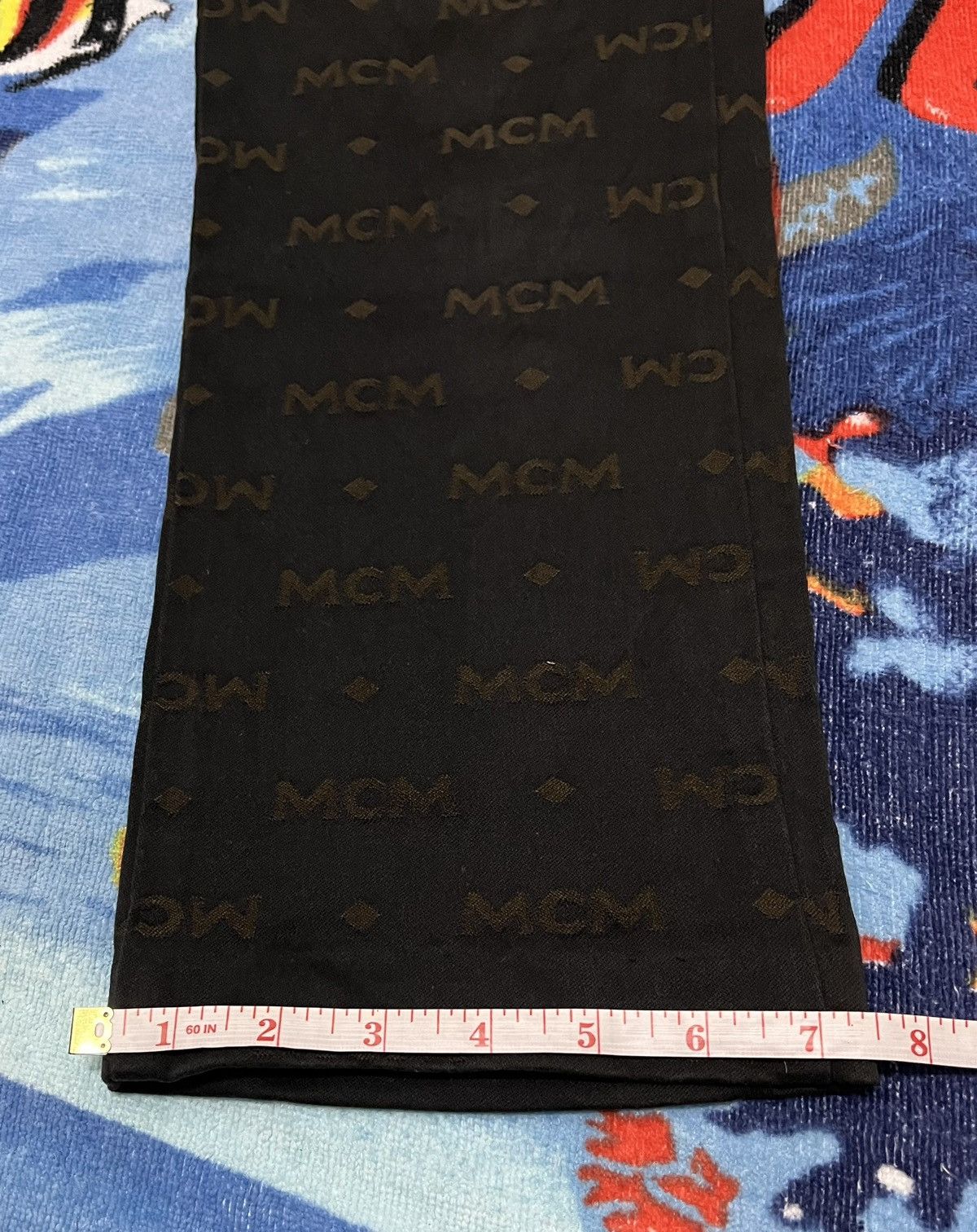 MCM Rare🔥MCM Monogram Fullprint Pant Size 26" / US 2 / IT 38 - 18 Thumbnail