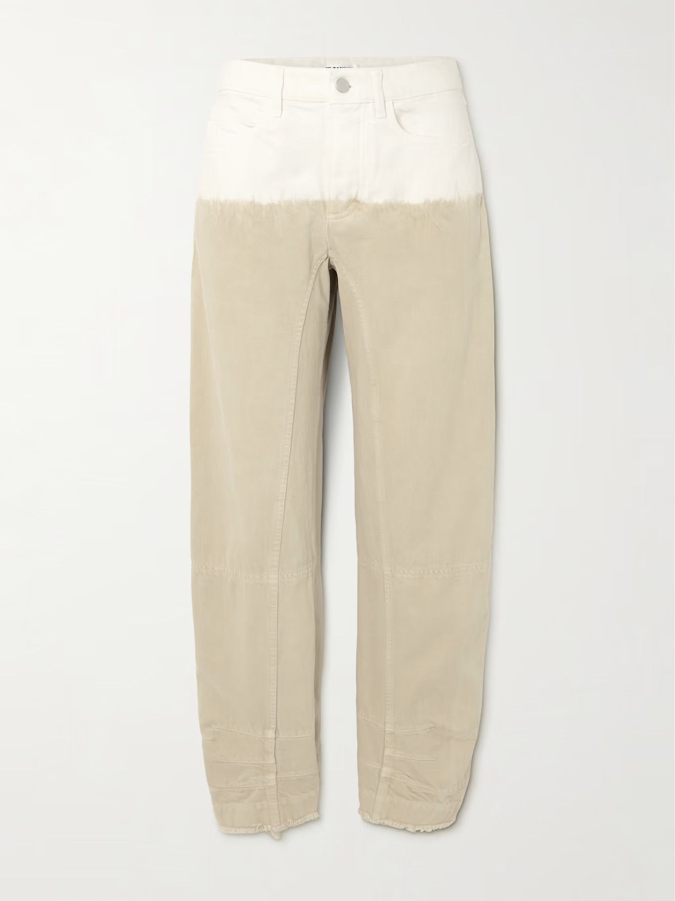 Jil Sander o1y1025 Denim Pant in Beige/White Size 30" / US 8 / IT 44 - 1 Thumbnail