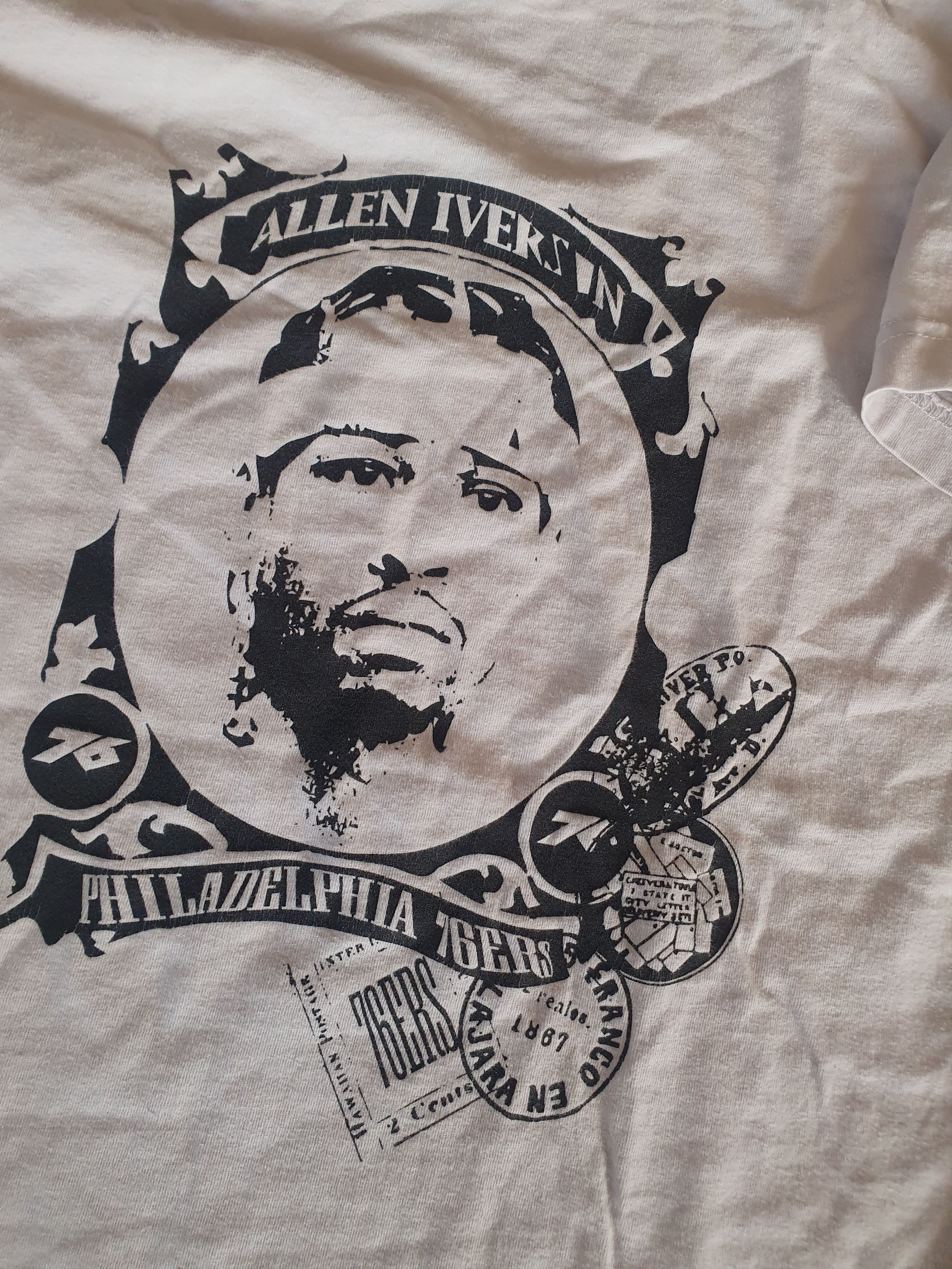 NBA Alan Iverson NBA Philadelphia 76ers UNK t-shirt sz M Size US M / EU 48-50 / 2 - 7 Thumbnail