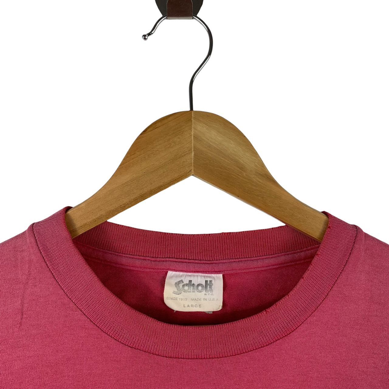 Japanese Brand × Schott Vintage distressed SCHOTT PERFECTO spellout tee Size US L / EU 52-54 / 3 - 5 Thumbnail
