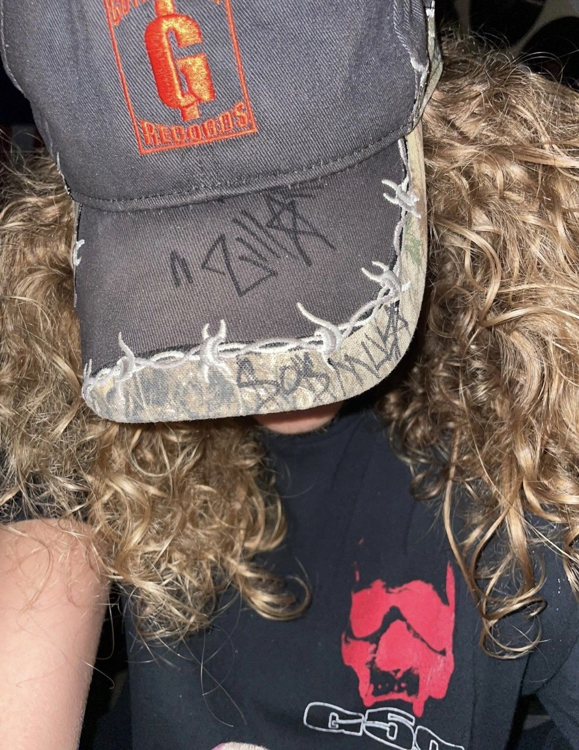 Other DownaRoad x Goth Money Records Camo hat Size ONE SIZE - 2 Thumbnail