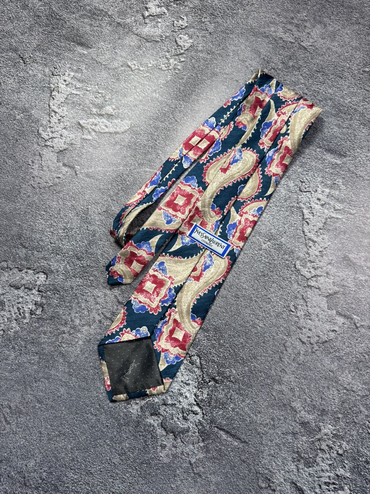 Yves Saint Laurent Yves Saint Laurent Vintage Silk Tie Size ONE SIZE - 1 Thumbnail