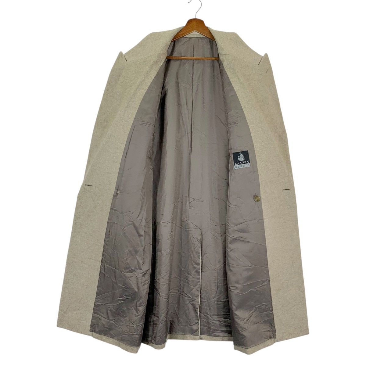 Lanvin Vintage Lanvin Studio Long Heavy Coat Size US S / EU 44-46 / 1 - 5 Thumbnail