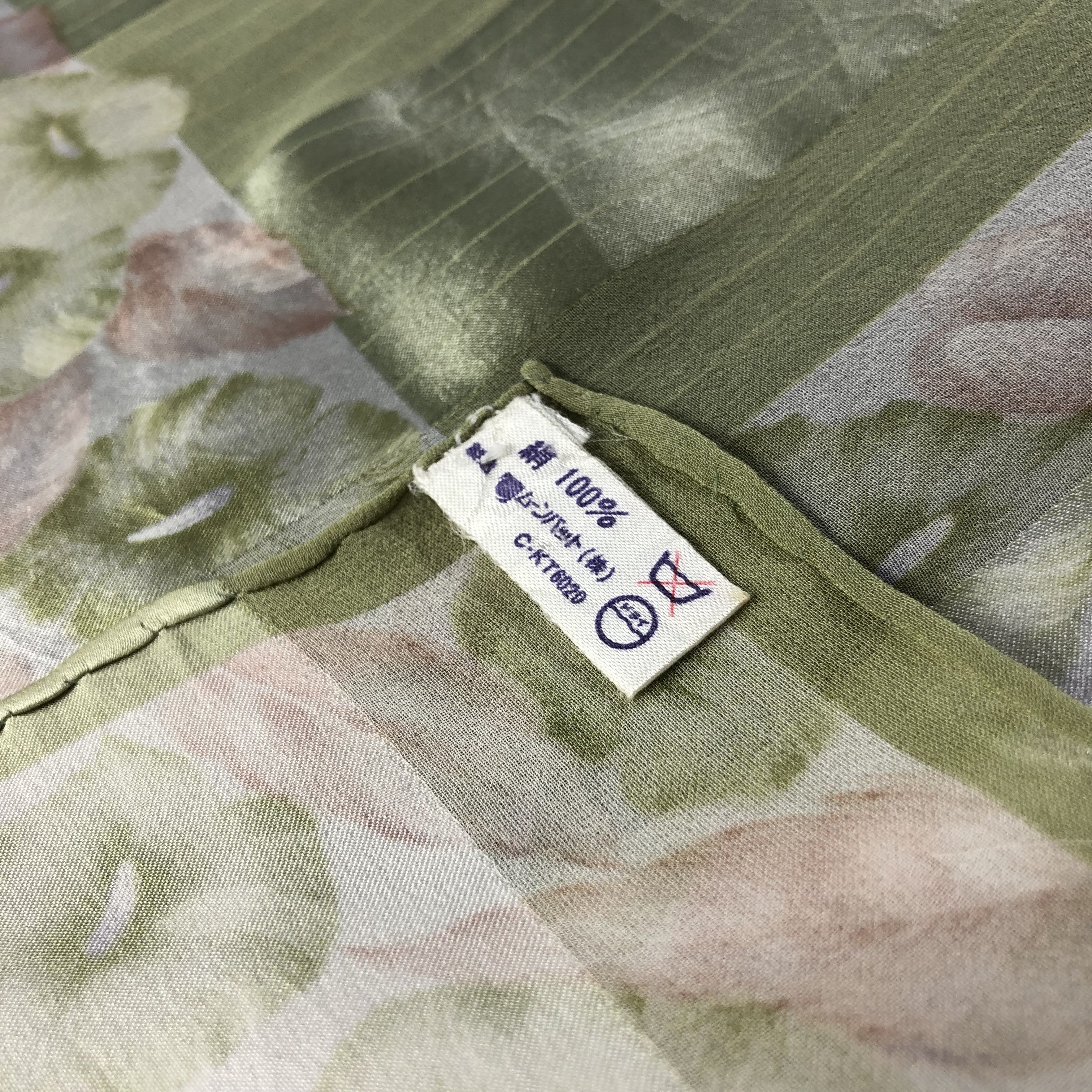 Japanese Brand Jun Ashida Slit Thread Silk Scarf M752 Size ONE SIZE - 4 Thumbnail