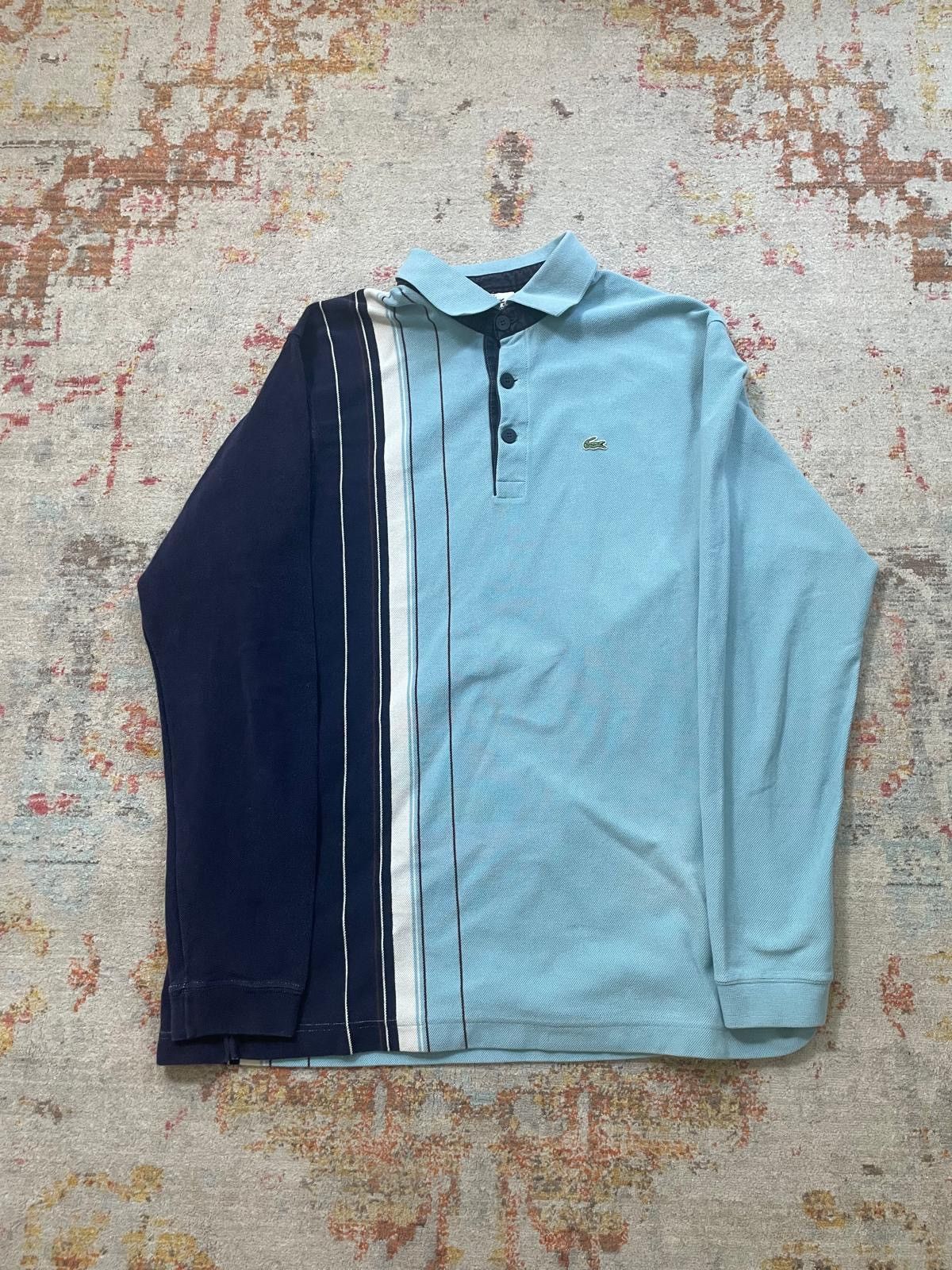 Lacoste Vintage Lacoste Longsleeve Poloshirt Size US L / EU 52-54 / 3 - 1 Thumbnail