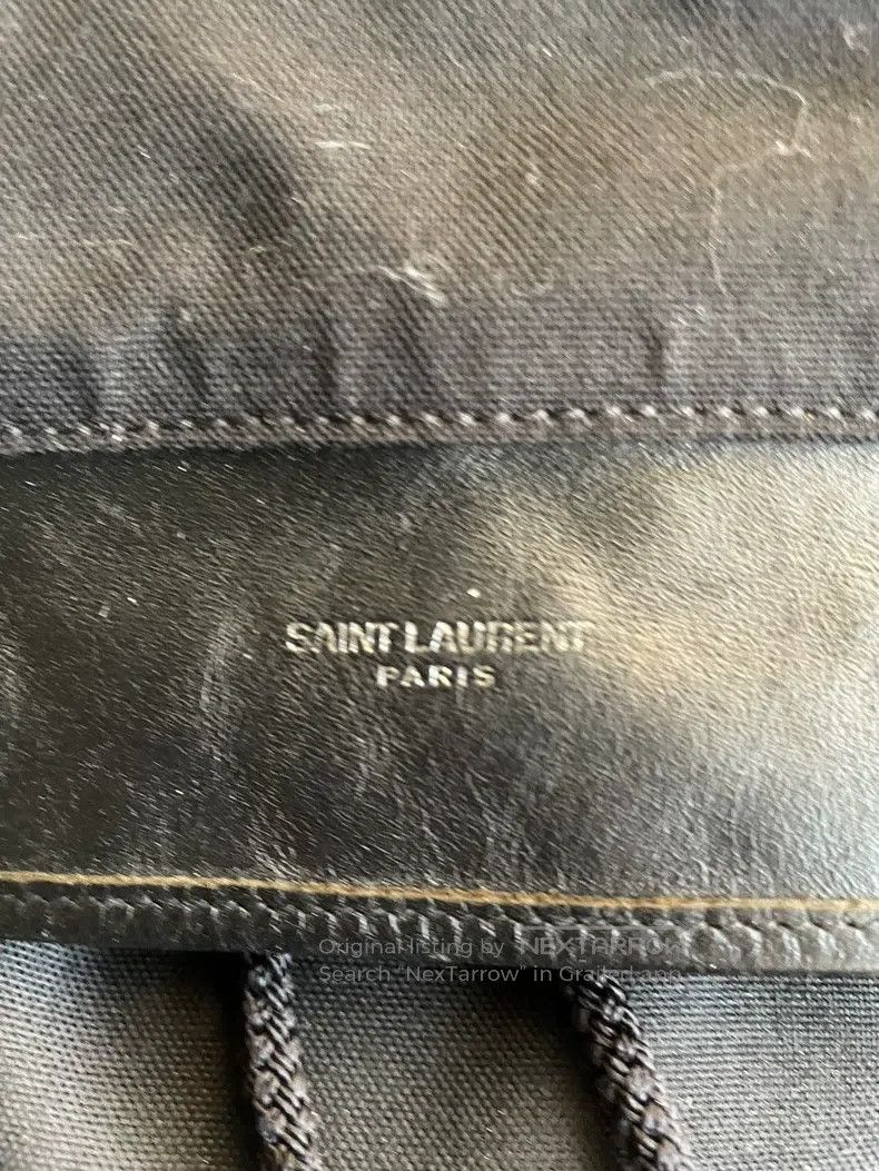 Saint Laurent Paris Saint Laurent Paris Nylon Canvas Parachute Double-Shoulder Size ONE SIZE - 3 Thumbnail