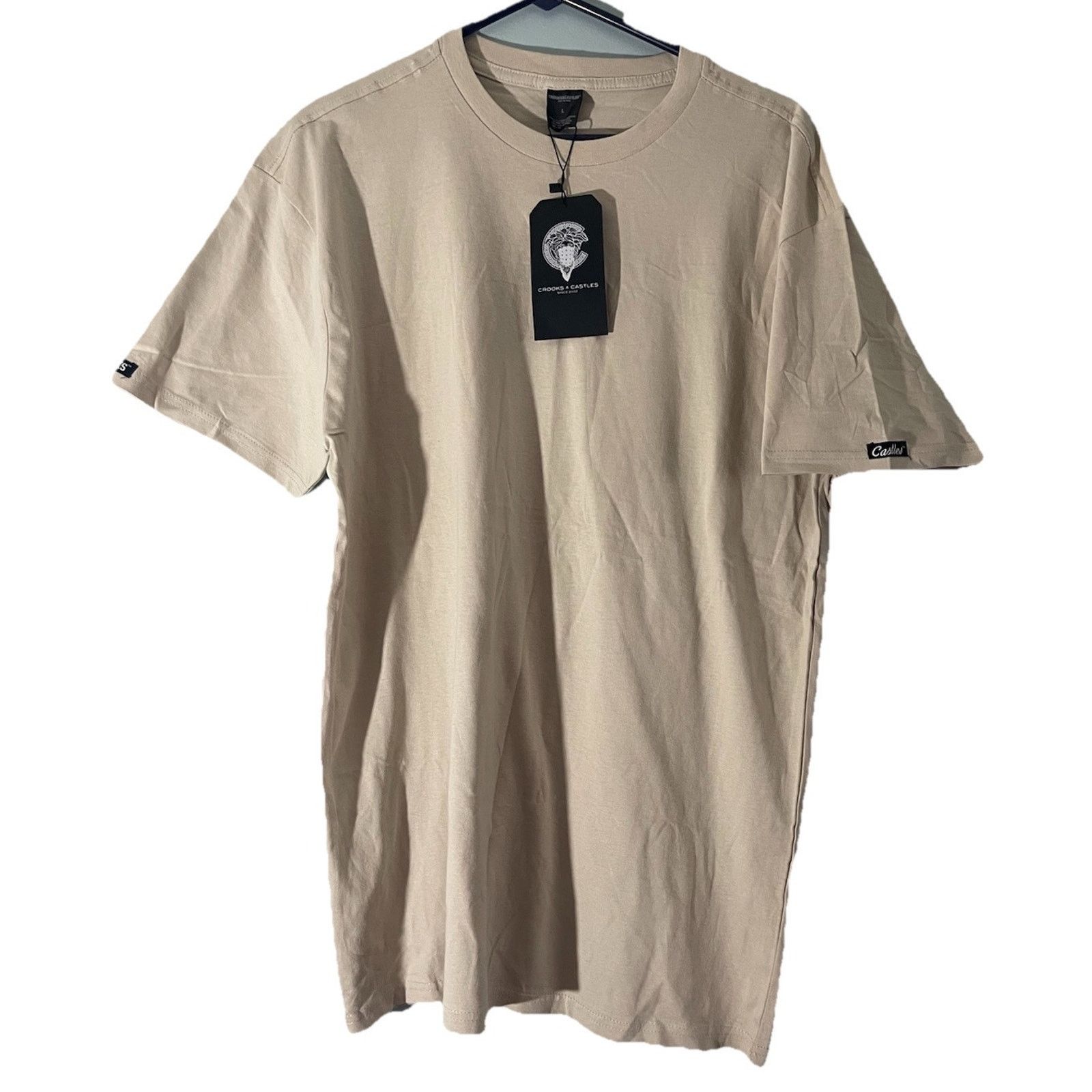 Crooks & Castles NWT Crooks & Castles Shirt Men's Large Tan Embroidered Size US L / EU 52-54 / 3 - 1 Thumbnail