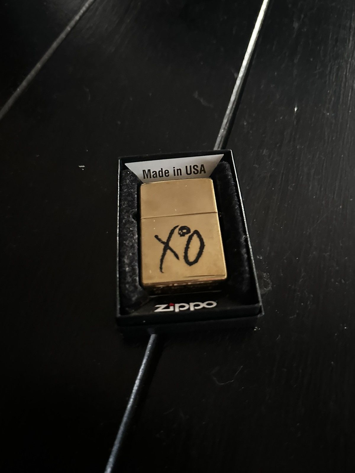 The Weeknd × XO After Hours Gold Zippo Size ONE SIZE - 5 Thumbnail