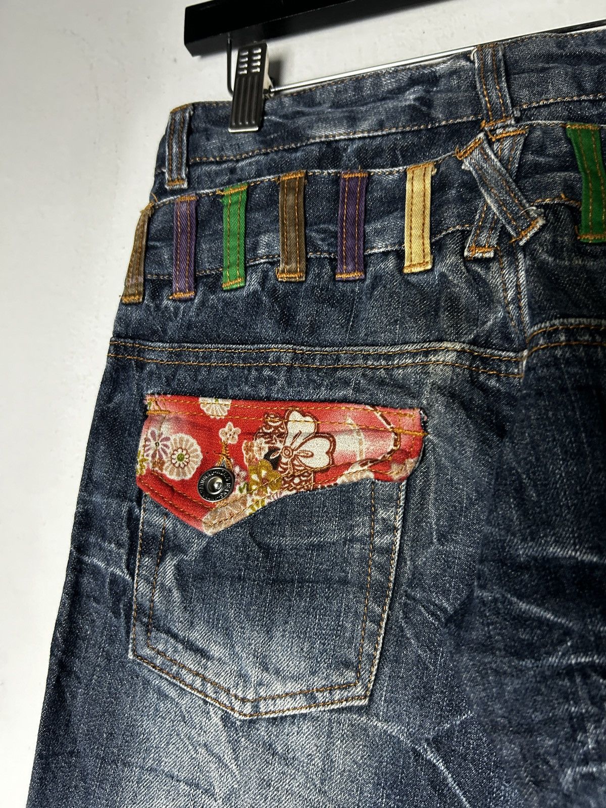 If Six Was Nine Nylaus double waist sick design grunge punk japanese style Size US 29 - 12 Thumbnail