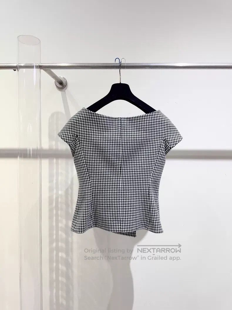 Dior Dior A thousand-bird check top Size S / US 4 / IT 40 - 3 Thumbnail