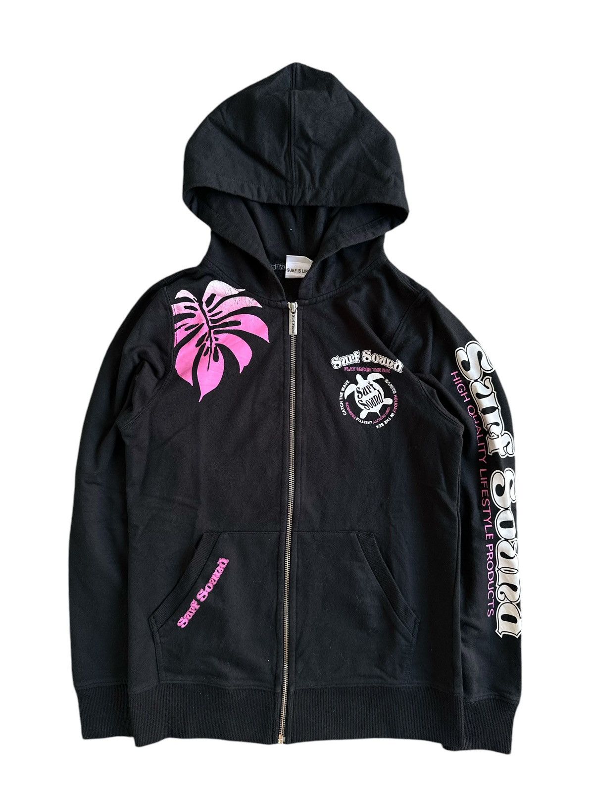 Angel Blue 2000s SURF SOUND TURTLE ZIP HOODIE ANGEL BLUE LGB STYLE Size US S / EU 44-46 / 1 - 1 Thumbnail