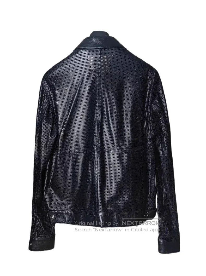 Brioni Brioni Hollowed-out cowhide jacket Size US L / EU 52-54 / 3 - 2 Thumbnail