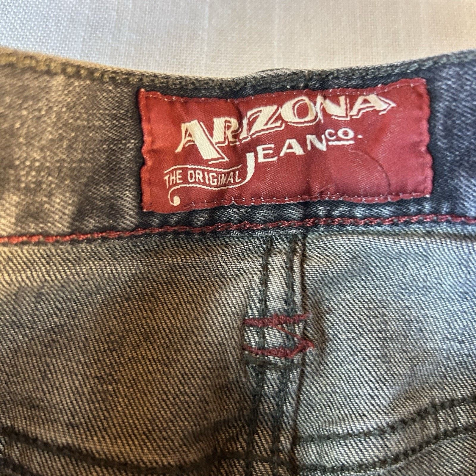 Arizona Jean Co. Arizona Slim Straight Flex Denim 29x32 Jeans Black Size US 29 - 3 Thumbnail