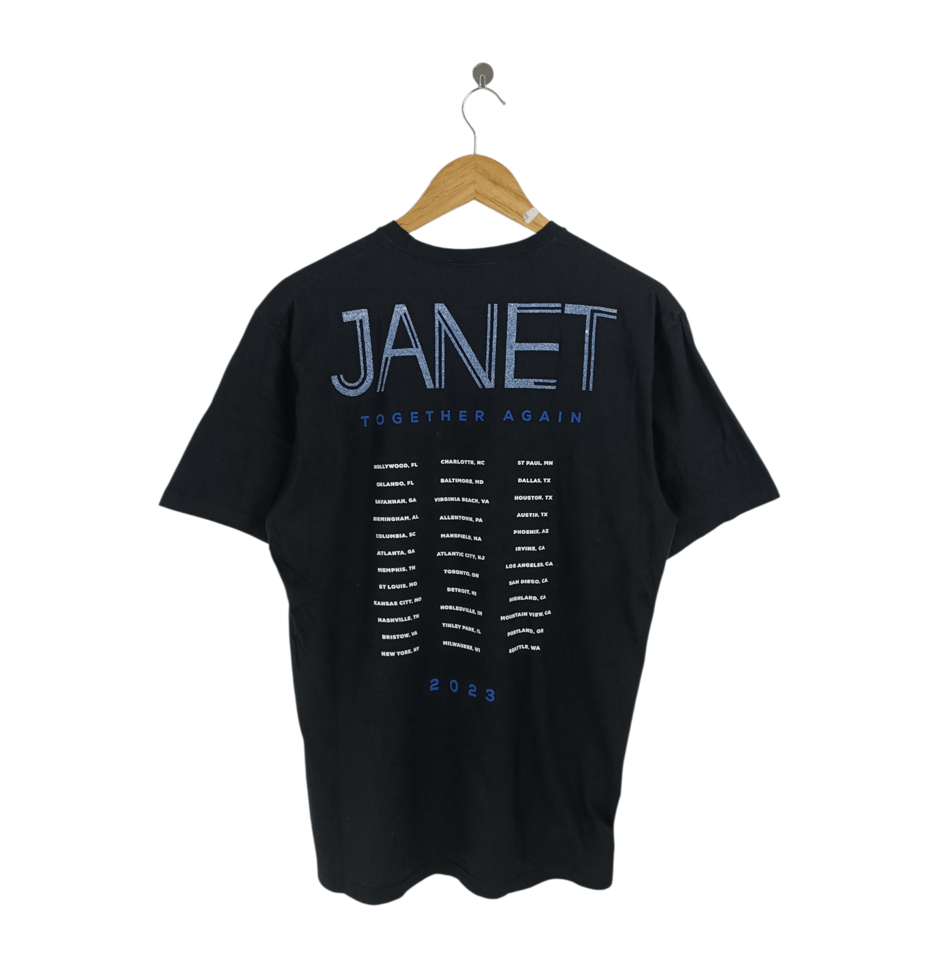 Rap Tees VINTAGE JANET JACKSON TOUR TEE mc5 timberlake nsync Size US L / EU 52-54 / 3 - 2 Thumbnail