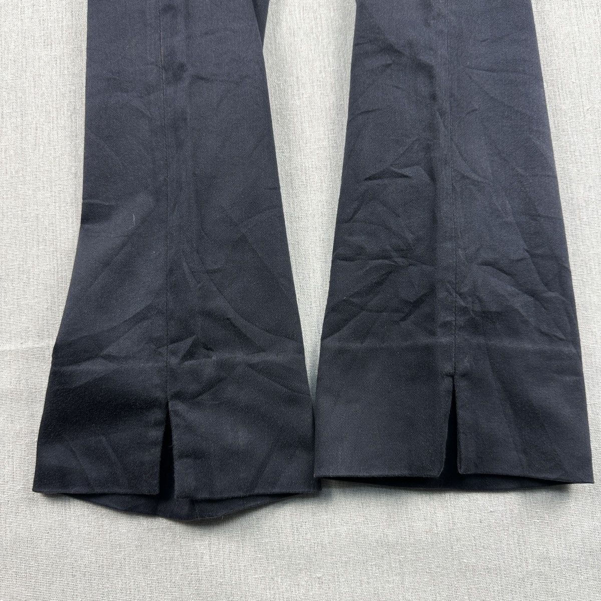 Dolce & Gabbana Dolce & Gabbana Flare Trousers Split Hem Black Size 26" / US 2 / IT 38 - 11 Thumbnail