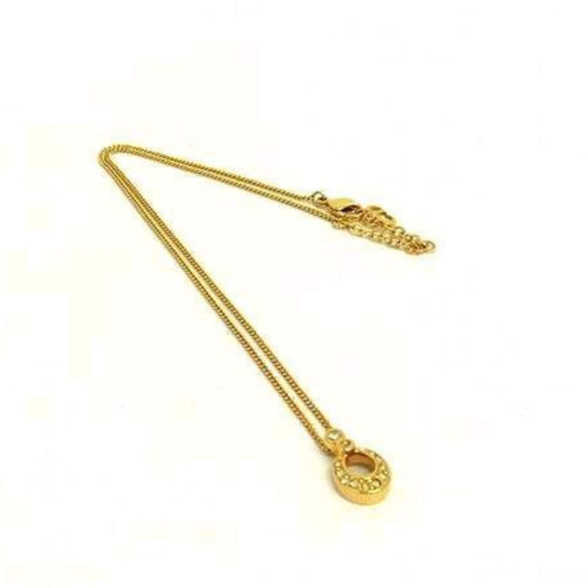 Dior Christian Dior Necklace - Gold Metal Rhinestones for Women Size ONE SIZE - 1 Thumbnail
