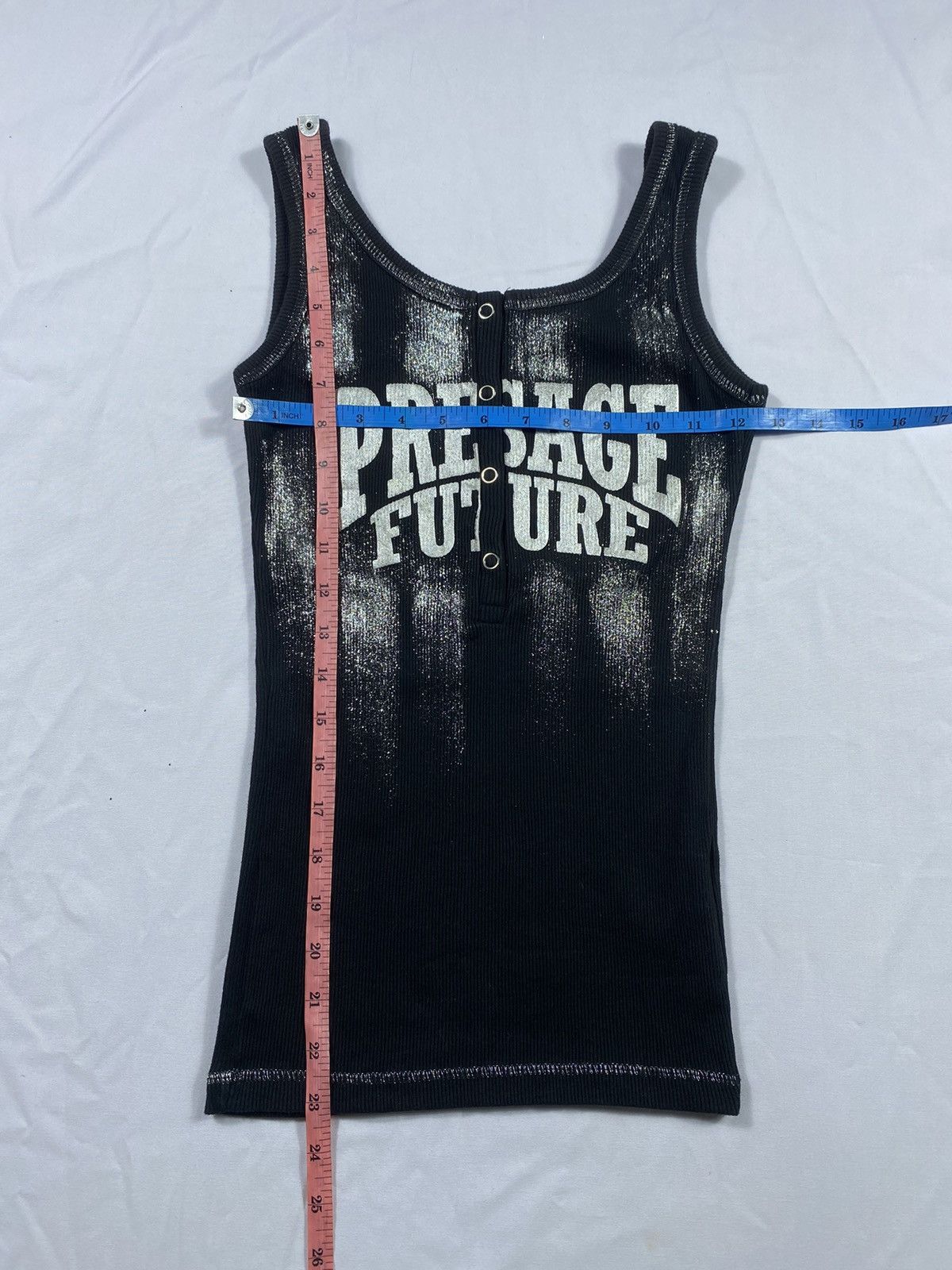 Hysteric Glamour JAPANESE CAROLL POEM PUNK GOTHIC TANK TOP Size M / US 6-8 / IT 42-44 - 7 Thumbnail