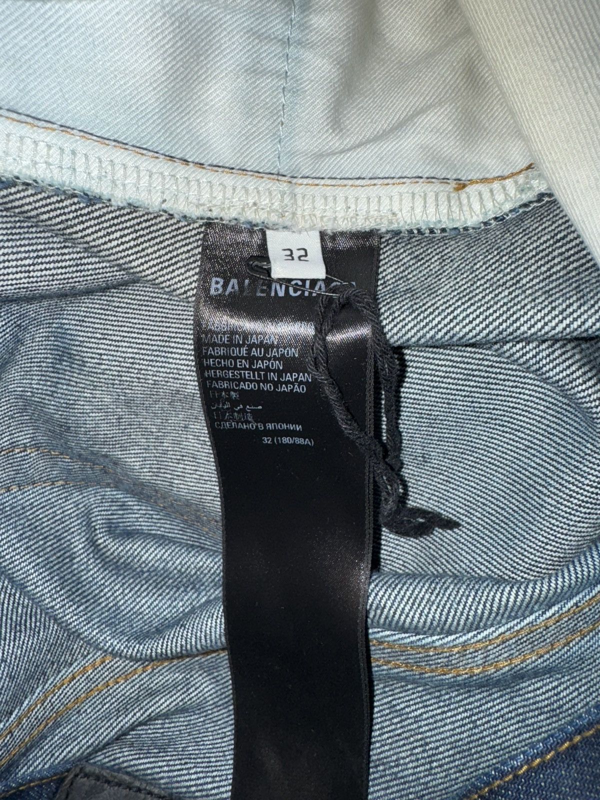 Balenciaga Balenciaga FW22 Dirty Wash Denim Size US 32 / EU 48 - 9 Thumbnail