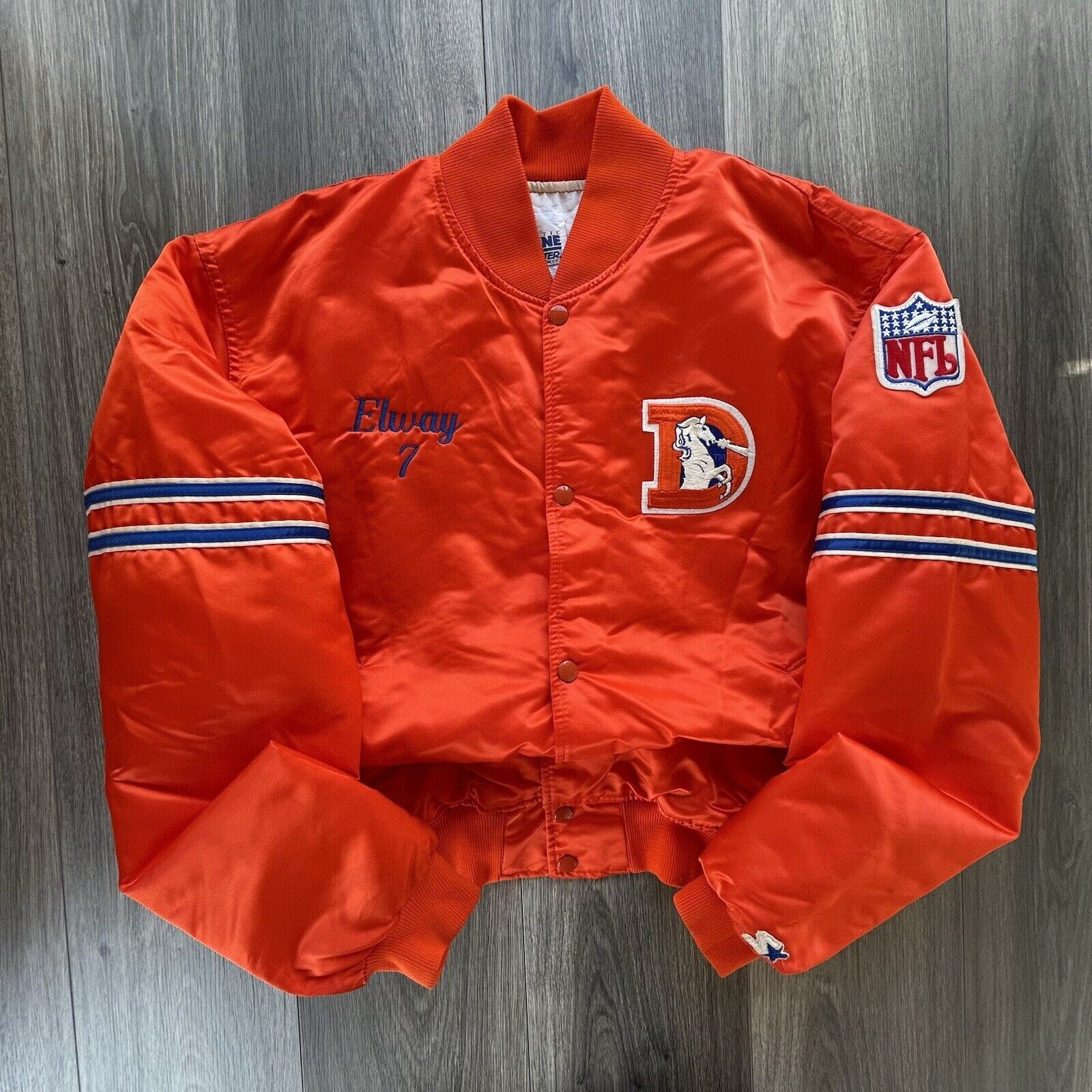 Starter Starter Denver Broncos Satin Jacket John Elway Super Bowl Size US XL / EU 56 / 4 - 1 Thumbnail