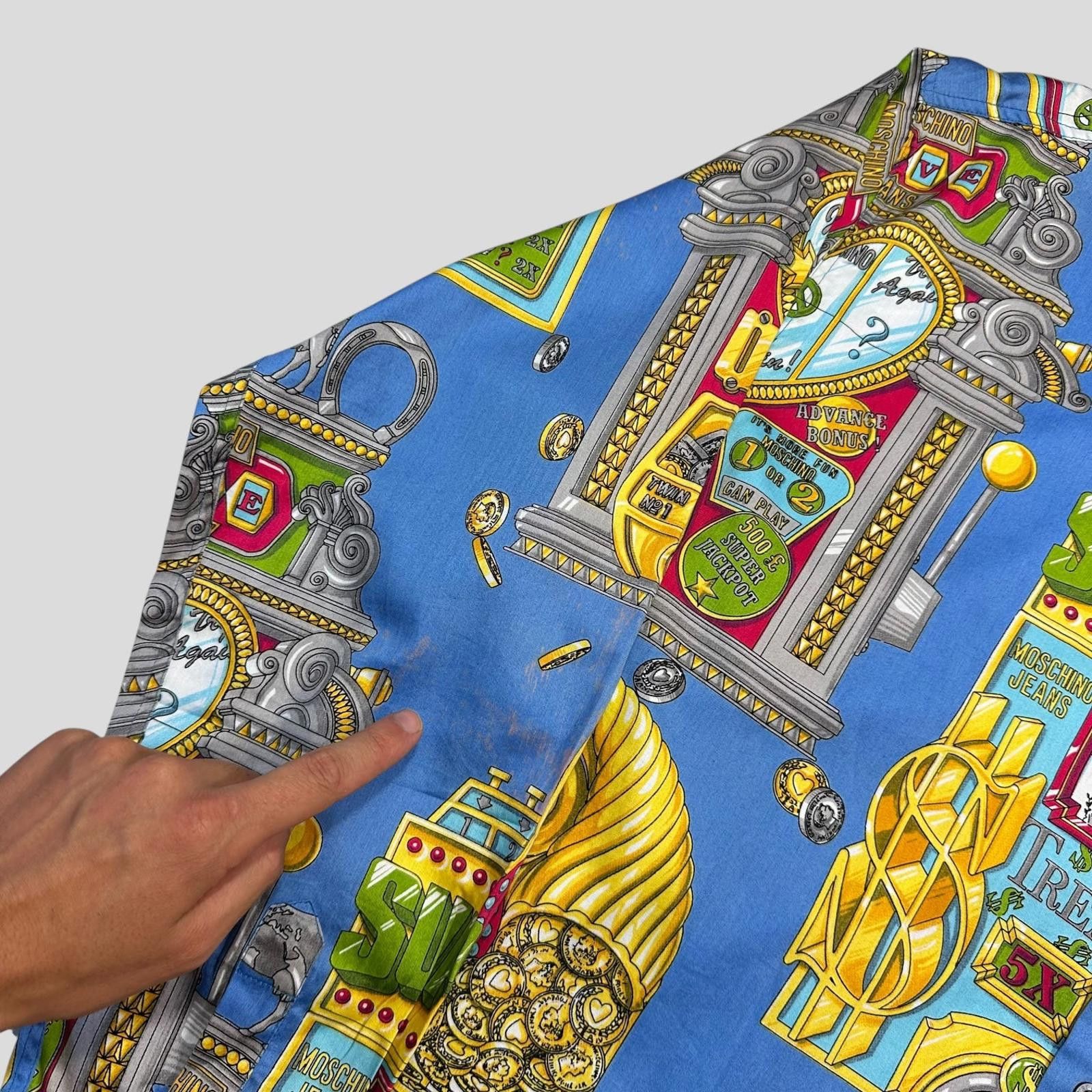 Moschino Moschino Jeans 1995 Slot Machine Shirt - XXL Size US XXL / EU 58 / 5 - 4 Thumbnail