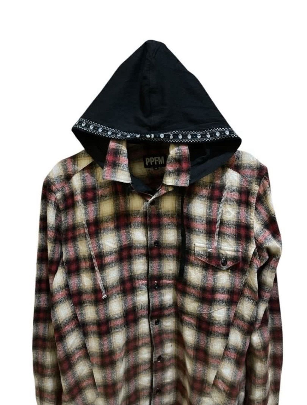 PPFM Ppfm Flannel Hoodie Size US M / EU 48-50 / 2 - 2 Thumbnail