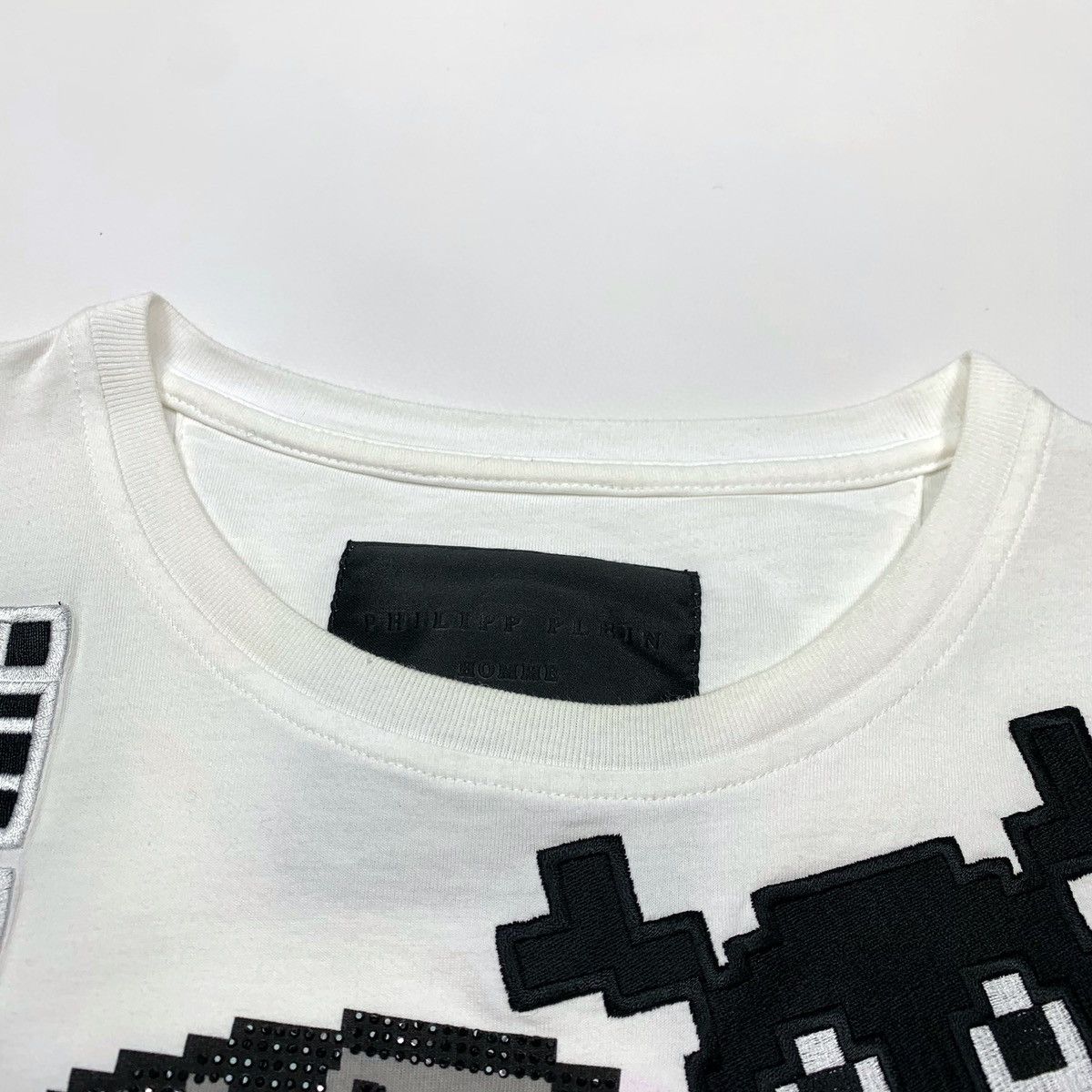 Philipp Plein Philipp Plein T-shirt Game Over Print Skull Big Logo Size US L / EU 52-54 / 3 - 7 Thumbnail