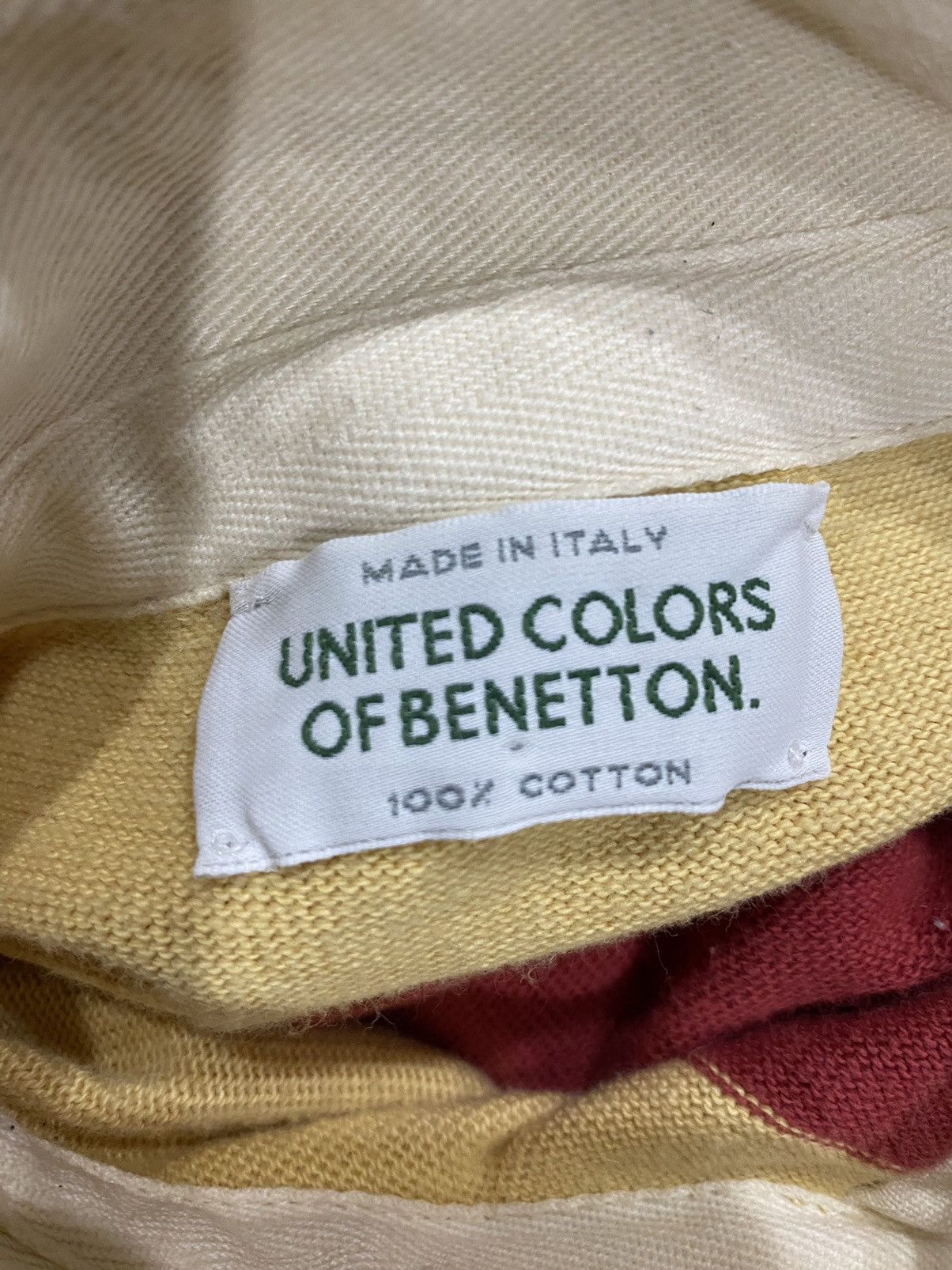 United Colors Of Benetton Vtg United Colors Of Benetton L/S Size US M / EU 48-50 / 2 - 9 Thumbnail