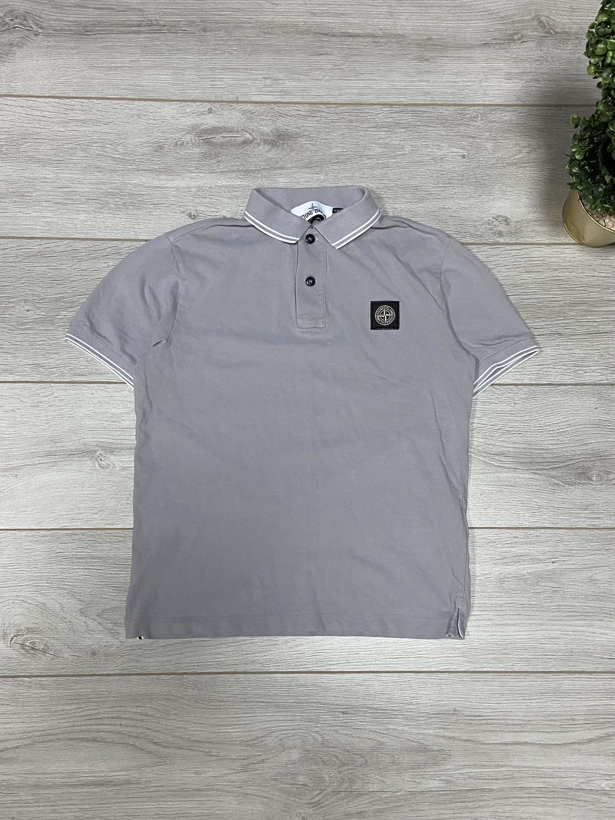 Vintage Stone Island vintage program patch compass polo Size US S / EU 44-46 / 1 - 1 Thumbnail