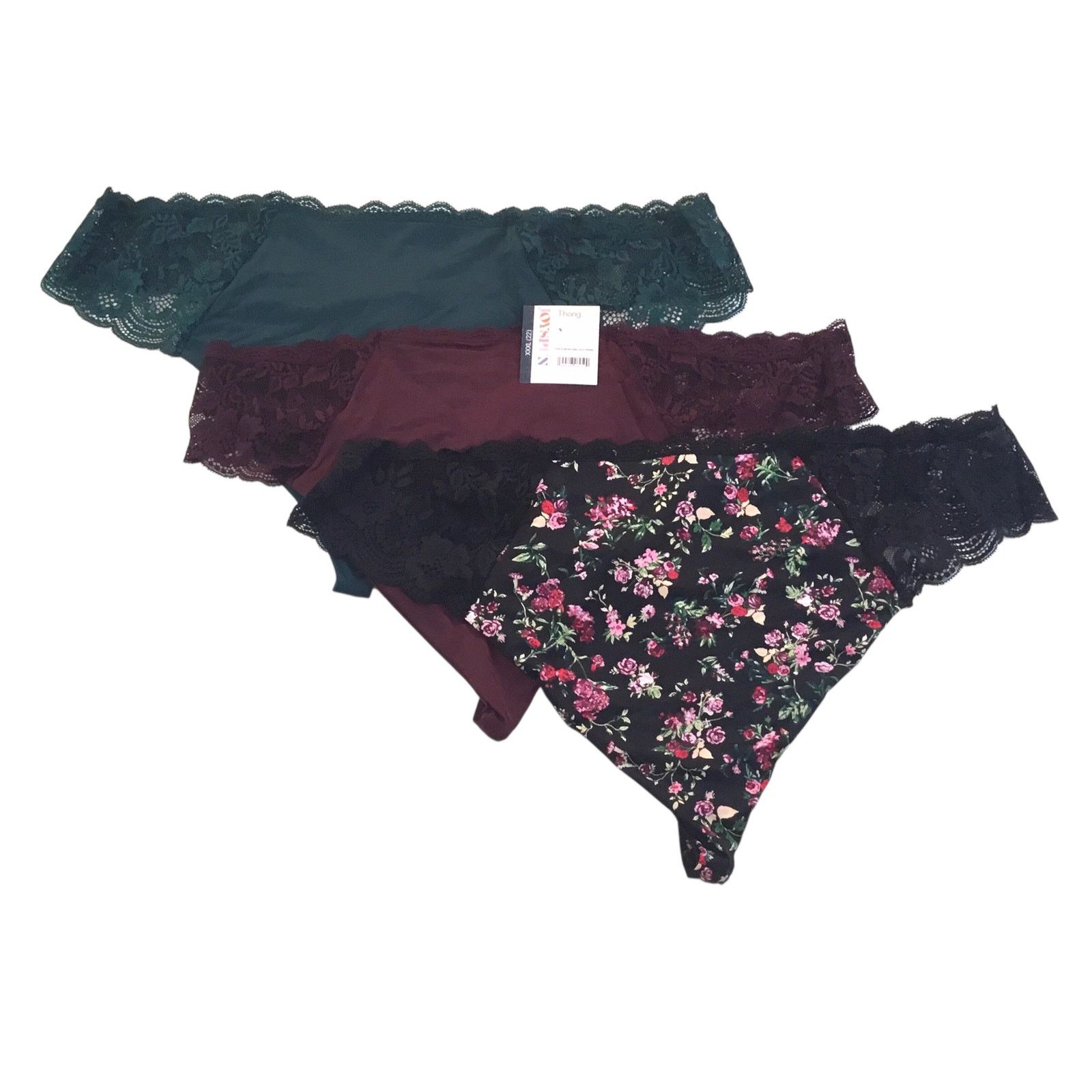 Other Joyspun Panties Size XXXL Thong NWT 3/Pk Assortment Size 3XL Size US XXL / EU 58 / 5 - 2 Thumbnail