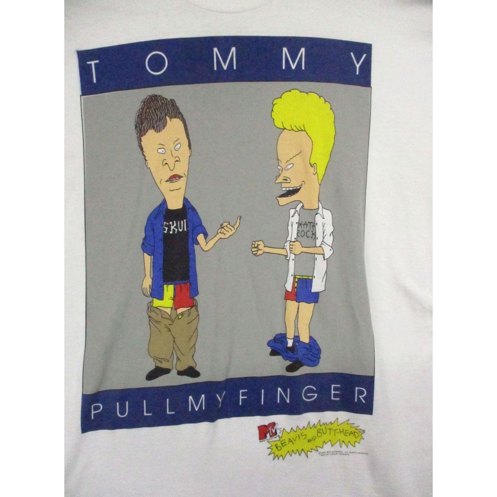 Vintage VINTAGE Beavis and Butt-Head Shirt Mens XL MTV Tommy Pull My Finger 90s Tee Size US XL / EU 56 / 4 - 2 Thumbnail