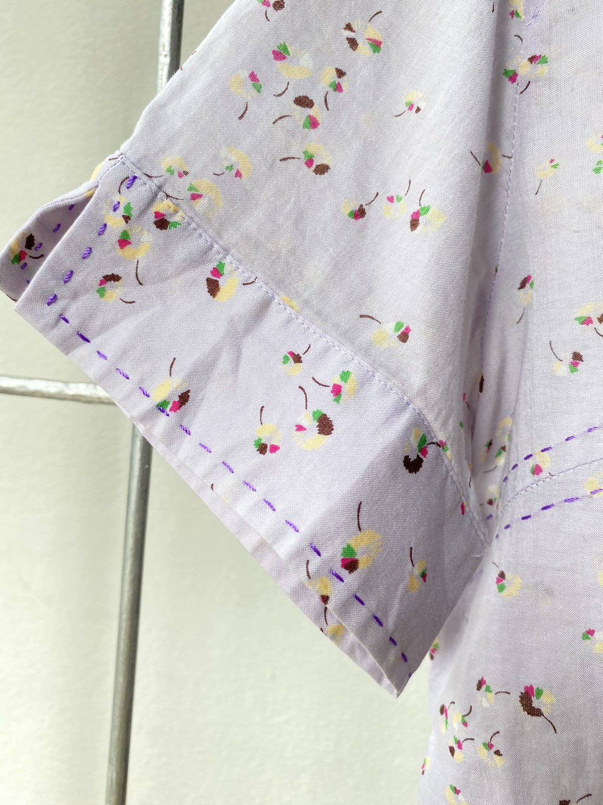 Paul Smith Paul Smith Women Lilac Floral Shirt Size S / US 4 / IT 40 - 24 Thumbnail