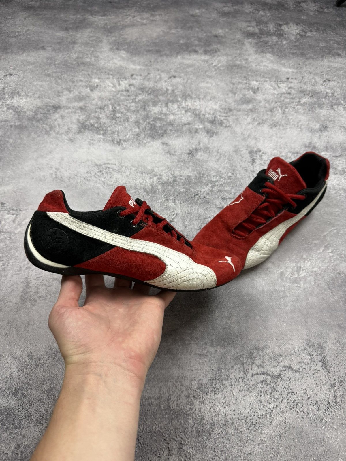 Puma Vintage Puma Speedcat OG Red Suede Low Top Sneakers Hype Y2K Size US 6 / EU 39 - 4 Thumbnail