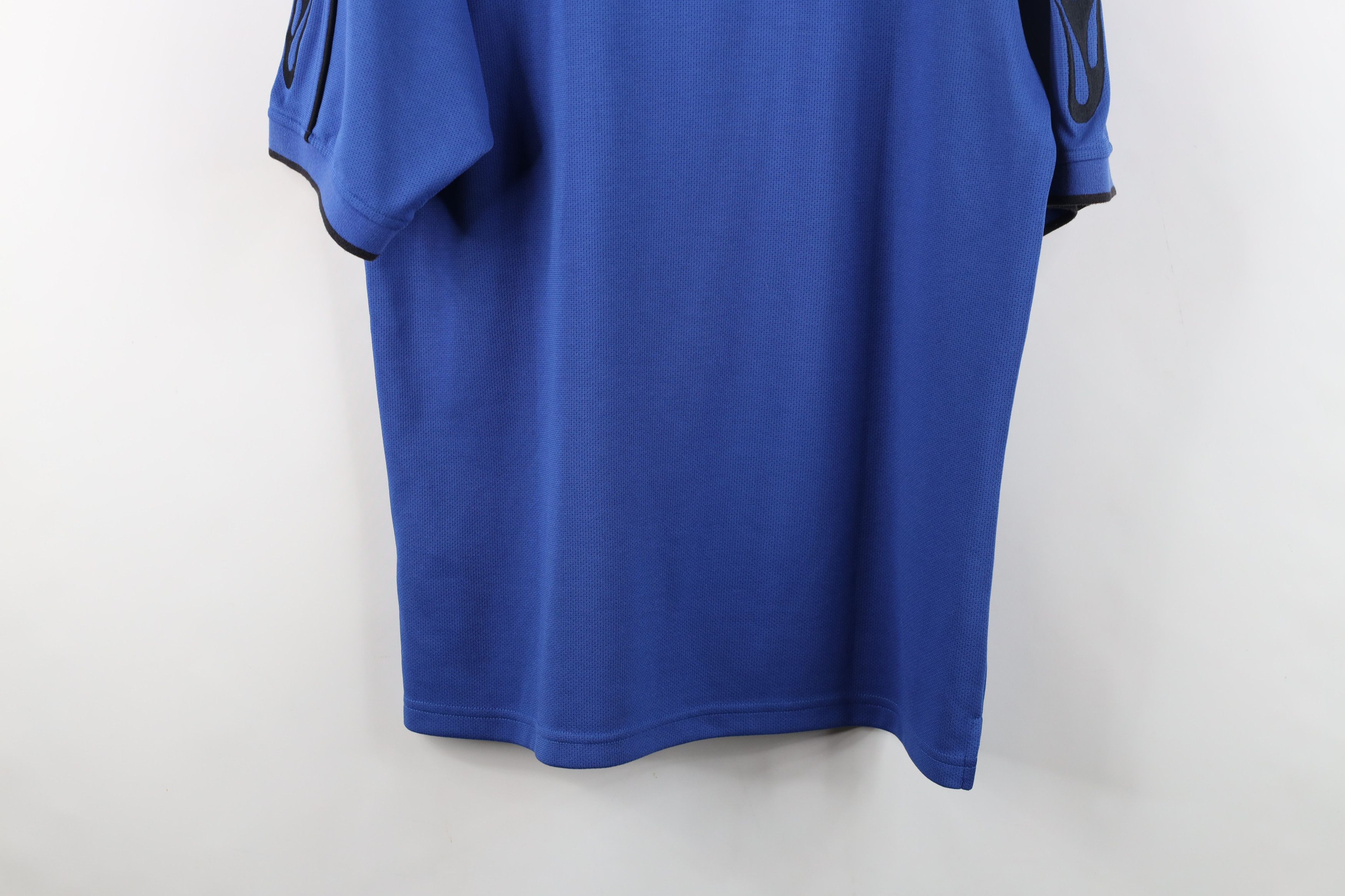 Vintage Vintage Ford Motor Co Racing Fire Flames Polo Shirt Blue Size US M / EU 48-50 / 2 - 15 Thumbnail
