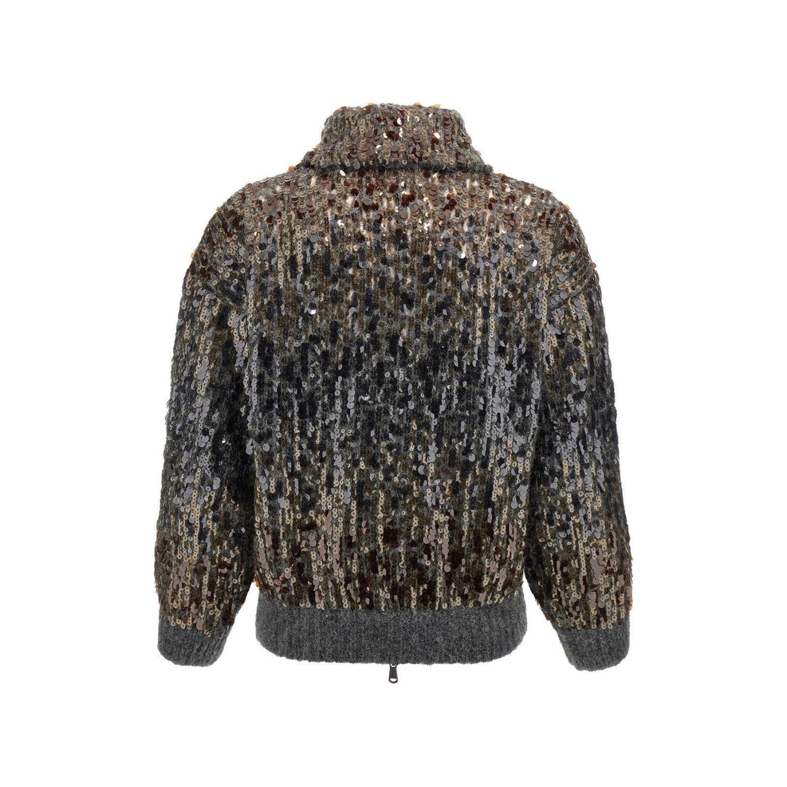 Brunello Cucinelli BRUNELLO CUCINELLI Gray Wool Embroidered Jacket New & Authen Size M / US 6-8 / IT 42-44 - 2 Thumbnail