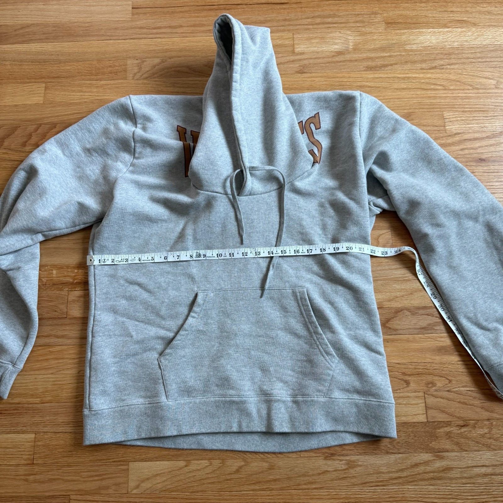 Vetements VETEMENTS AW18 Misplaced Grey Heavyweight Hoodie Size M / US 6-8 / IT 42-44 - 3 Thumbnail