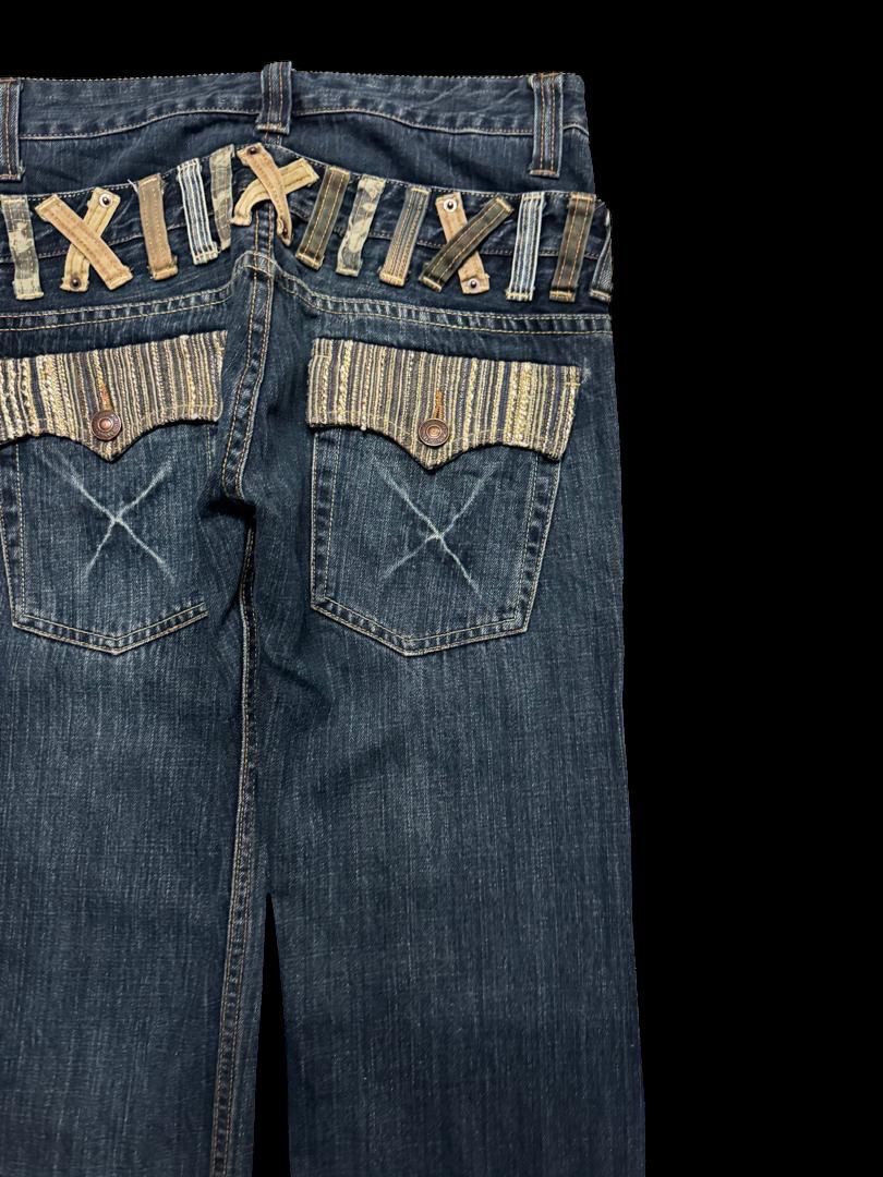 Other Double Waist Sick Dominate 🇯🇵 Rusty Mudwash Distressed Jean Size US 29 - 16 Thumbnail