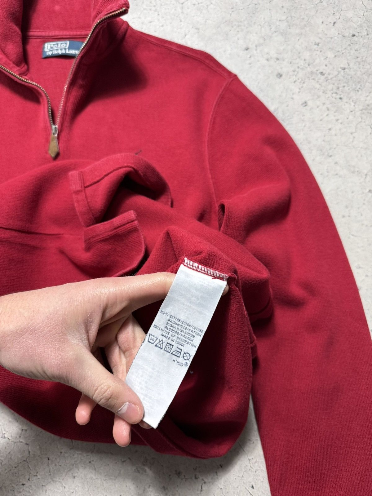 Polo Ralph Lauren Polo Ralph Lauren 1/4 Zip Vintage Sweatshirt PRL Size S Size US S / EU 44-46 / 1 - 6 Thumbnail