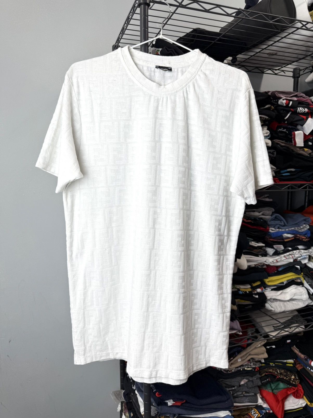 Other Vintage Fendi Roma Monogram T Shirt Size US XL / EU 56 / 4 - 1 Thumbnail