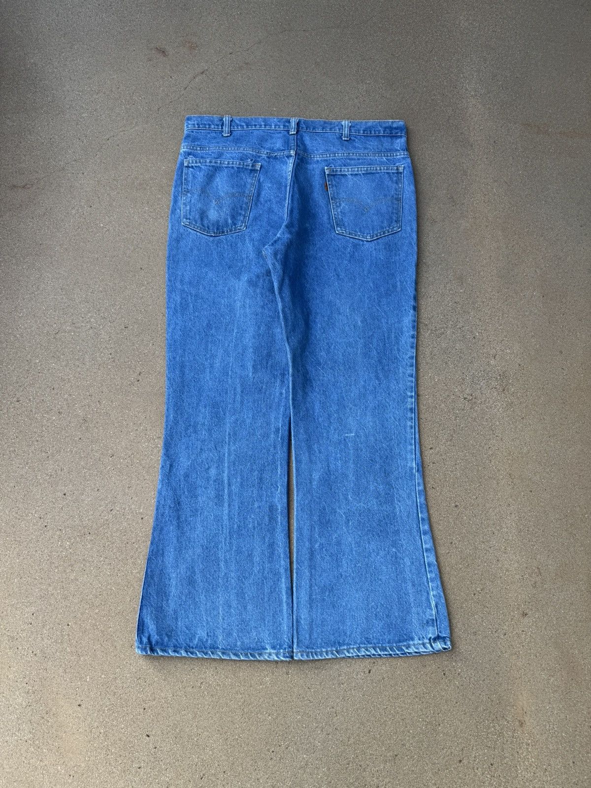 Levi's Vtg 70’s Levi’s 646 Orange Tab Bellbottom Flare Jeans 38x29 Size US 38 / EU 54 - 2 Thumbnail