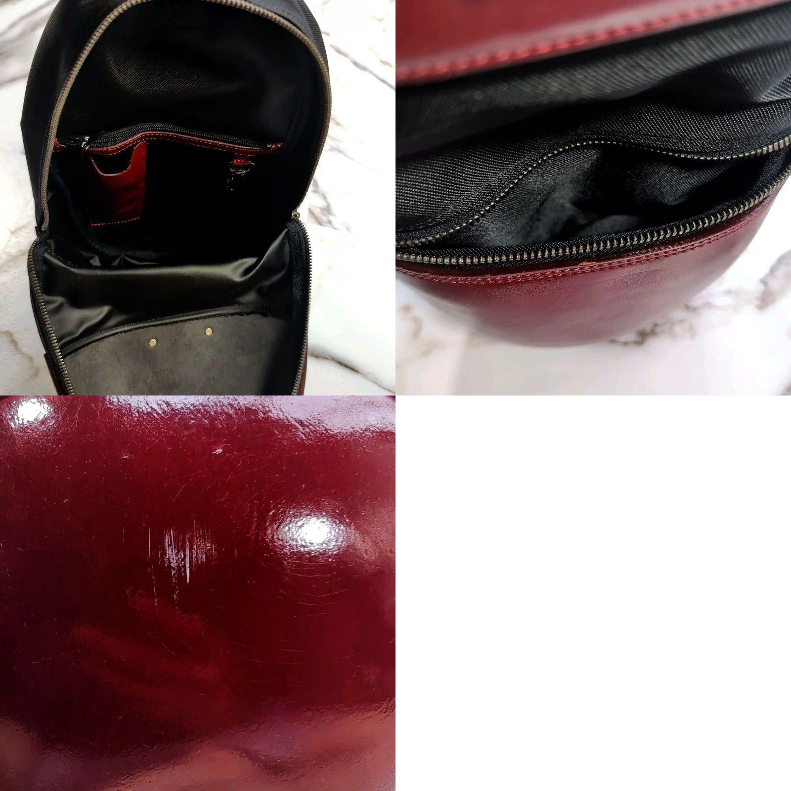 Issey Miyake ISSEY MIYAKE Bodybag Accessory Bordeaux x Black Casual 90-00's Pre-owned Size ONE SIZE - 8 Thumbnail
