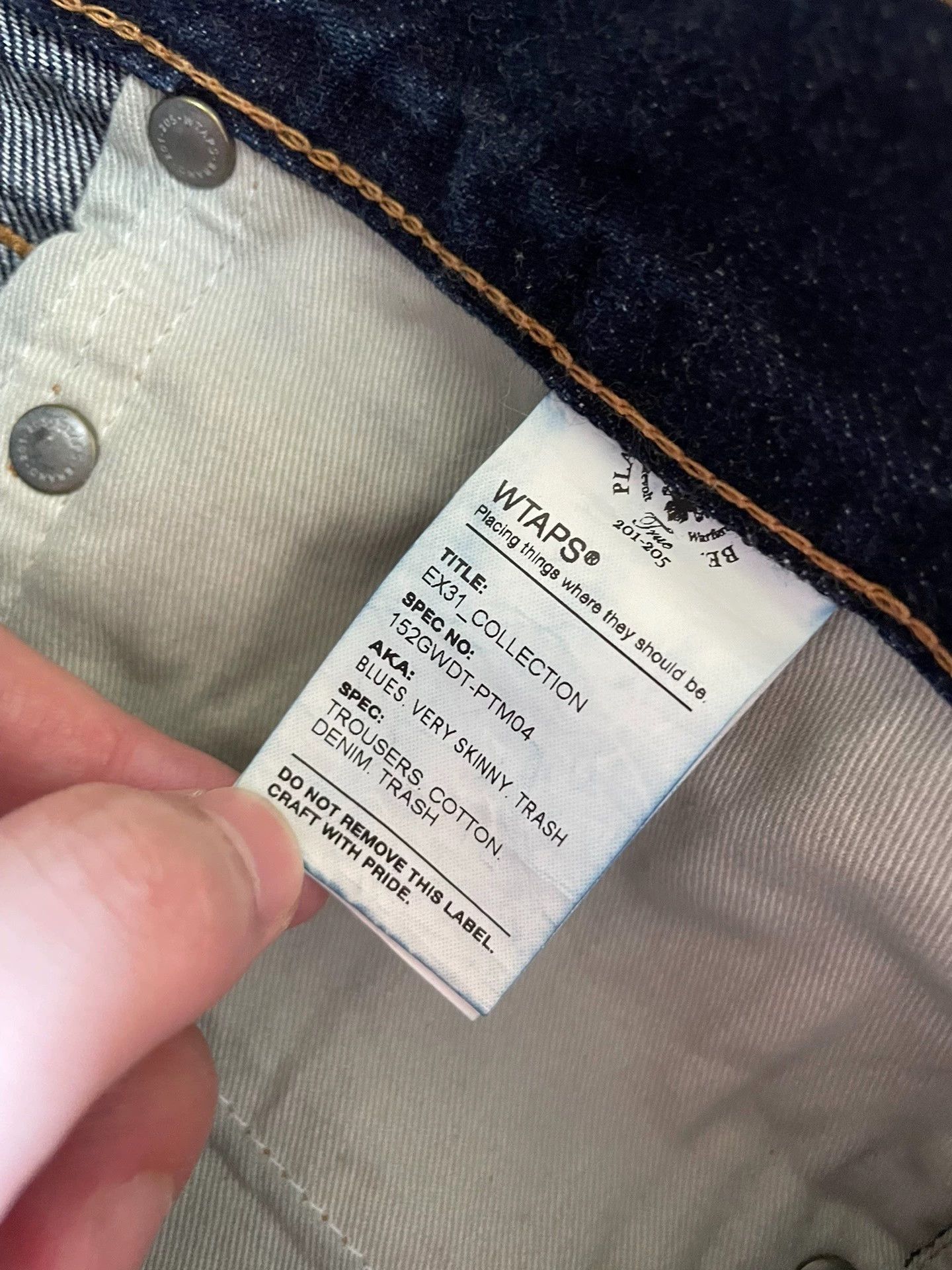 Wtaps Blue Distressed Denim Jeans Size 30 Size US 30 / EU 46 - 7 Thumbnail