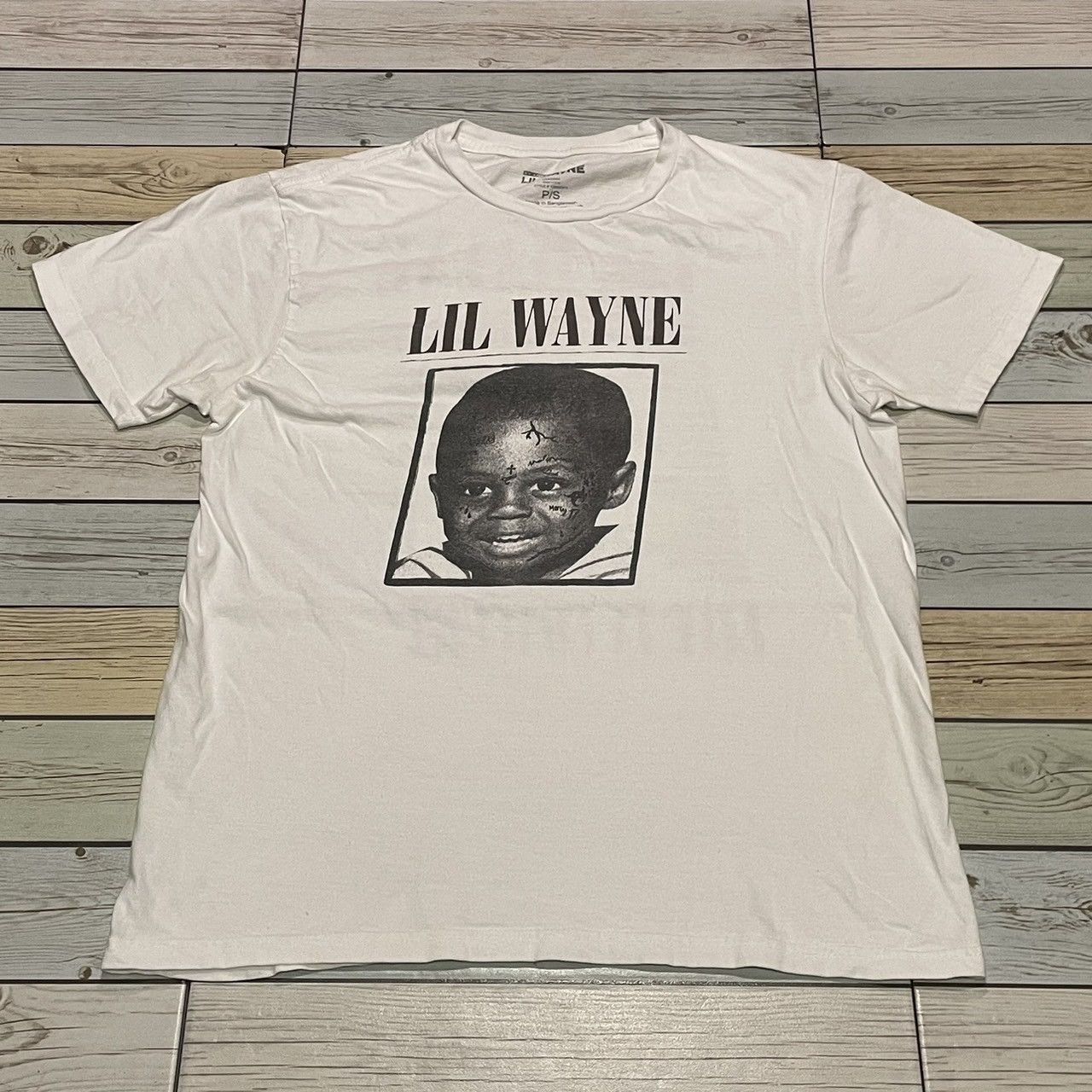 Lil Wayne × Rap Tees Rare Lil Wayne Hiphop Raptee Band Tee Size US S / EU 44-46 / 1 - 1 Thumbnail