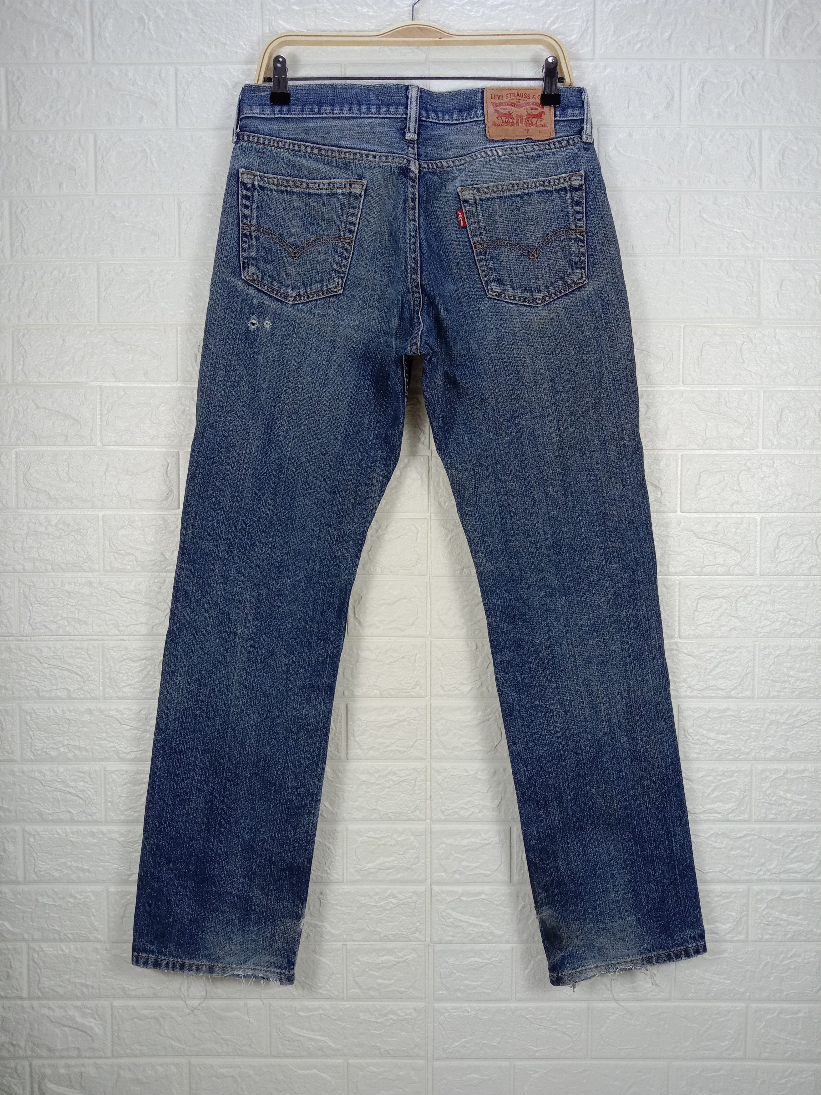 Levi's Vintage Levi's 514 Jeans Earth Tone Ripped Denim Size US 30 / EU 46 - 5 Thumbnail