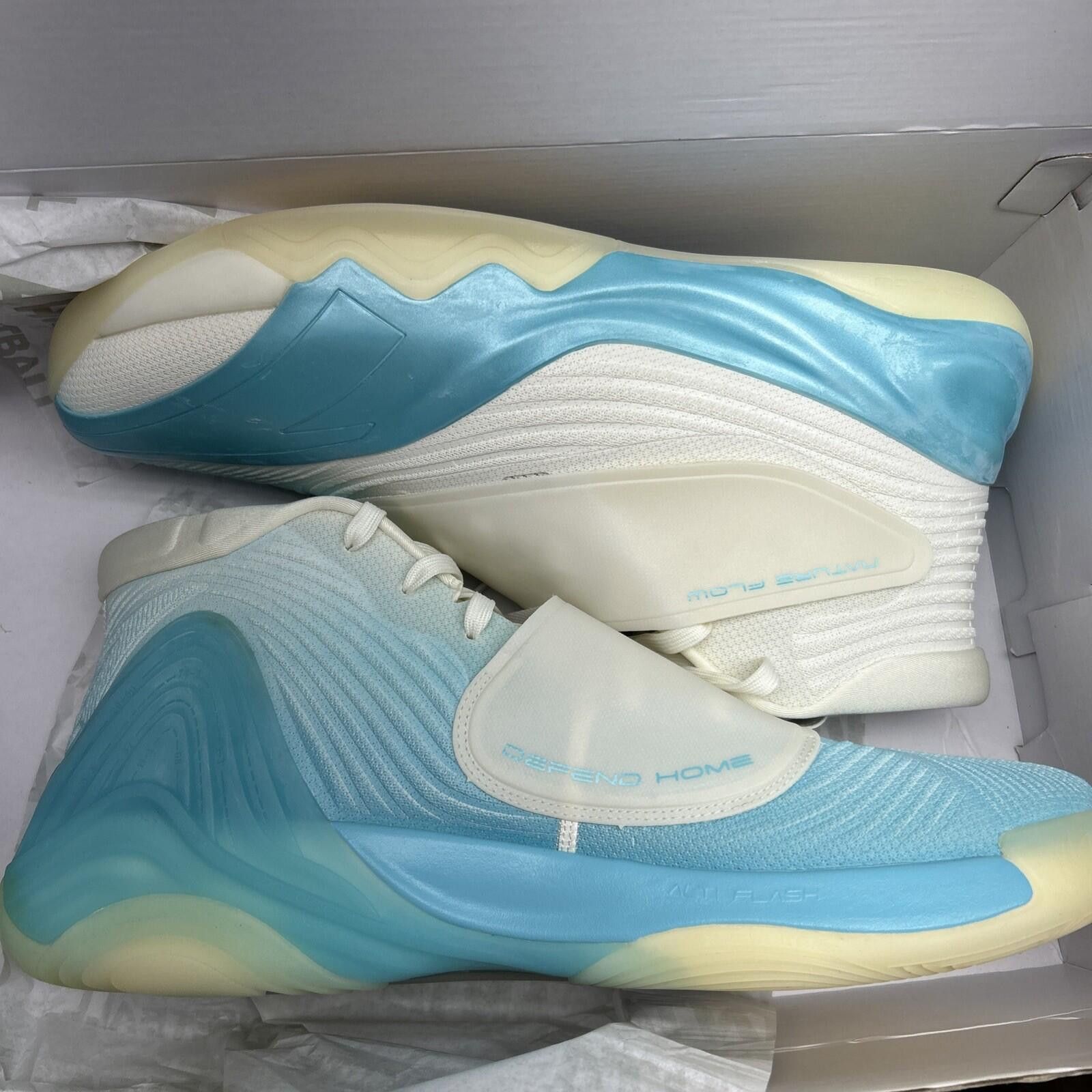 Anti Social Social Club ANTA KAI 1 Kyrie Irving Ice Blue Sz.15 Home Basketball Shoes Size US 15 / EU 48 - 2 Thumbnail