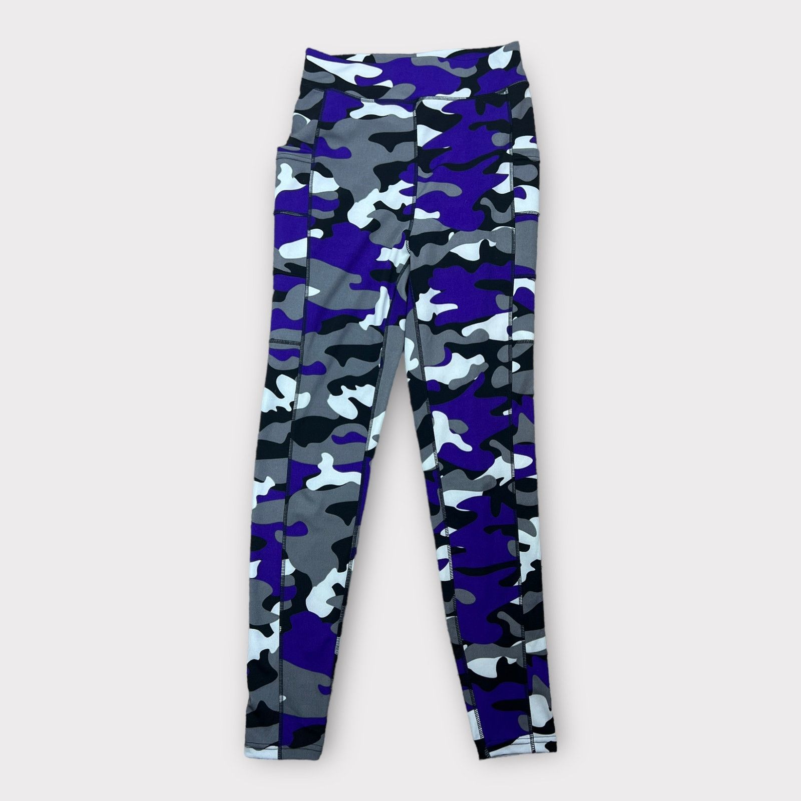Nordstrom Pop Fit | Stella Purple Camo Leggings | Medium Size 30" / US 8 / IT 44 - 6 Thumbnail