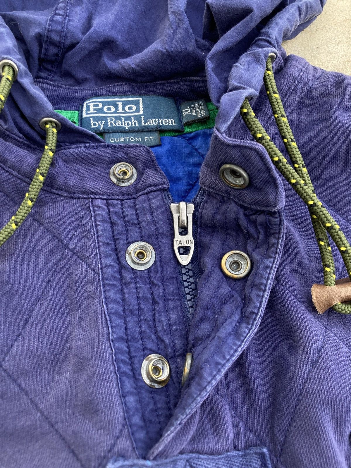 Polo Ralph Lauren 90’S Polo Ralph Lauren Quilted Colorblock Rugby Jacket Size US XL / EU 56 / 4 - 5 Thumbnail