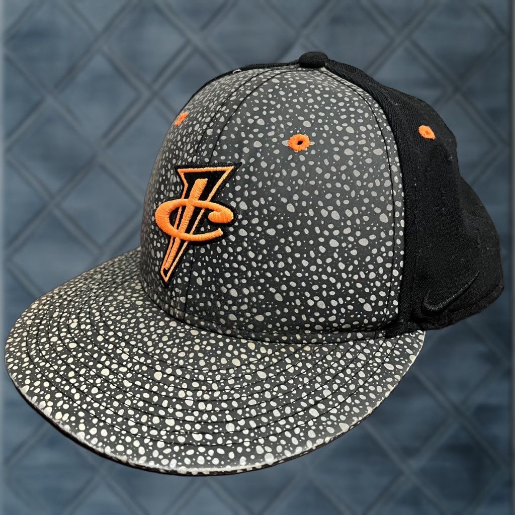 Nike Nike Hat Snapback Adjustable Penny Hardaway Orange Black Foamposite Cap Men One Size Black Colorful Sports Casual Size ONE SIZE - 1 Thumbnail